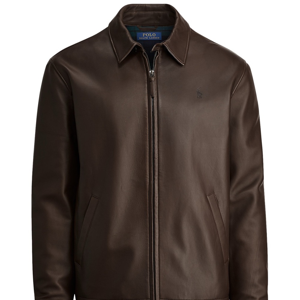 Polo Ralph Lauren Leather Jacket 
Bison Brown Brand New with tags